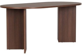 Τραπέζι Sablin 353NRD1122 180x89,5x75cm Walnut Μοριοσανίδα, Μελαμίνη