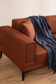 Corner Sofa-Bed Horizon Right - Tile Red Tile Red