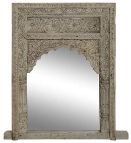 Τοίχο καθρέφτη Home ESPRIT Φυσικό 60 x 10 x 85 cm