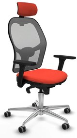 Καρέκλα γραφείου με κεφαλάρι Jorquera Piqueras y Crespo 3D086G2 Σκούρο Πορτοκαλί