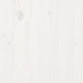 Τραπέζι Κηπουρικής με Ράφια 108x45x86,5 εκ. Μασίφ Ξύλο Πεύκου - Λευκό
