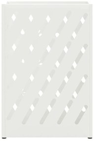 vidaXL Σχέδιο & βάση αποθήκευσης Λευκό 28 x 12 x 41 εκ Ατσάλι