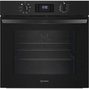 Indesit IO K58HS B Εντοιχιζόμενος φούρνος 71lt , Π59,6 εκ. , Μαύρος , Υδρόλυση