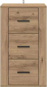 vidaXL Πλαϊνό γραφείο Artisan Oak 40 x 33 x 70 εκ. Επεξεργασμένο ξύλο