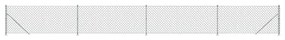 Συρματόπλεγμα Περίφραξης Ασημί 0.8 x 10 μ. με Βάσεις Φλάντζα - Ασήμι