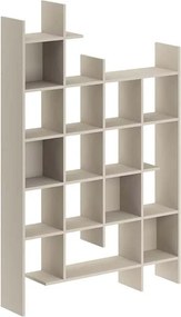 Βιβλιοθήκη Manco Megapap χρώμα sandstone 122x25,5x188εκ.