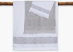 Πετσέτα Χεριών (30x50) Nef-Nef Homeware Jetrix White 500gsm