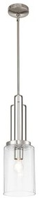Κρεμαστό Φωτιστικό Οροφής 1xE27 Kimrose Quintiesse Elstead Lighting-QN-KIMROSE-MP-PN-Νίκελ Ματ QN-KIMROSE-MP-PN