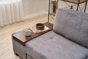 3-Seat Sofa-Bed Perenna Chenille - Grey Grey