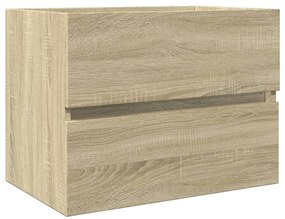 vidaXL Ντουλάπι Νιπτήρα Sonoma Δρυς 60x38,5x45 εκ. Επεξεργασμένο Ξύλο