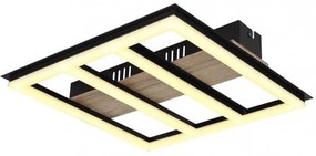 Πλαφονιέρα Φωτιστικό Οροφής LED 18W Μαύρο Froomy 67291-18 Globo Lighting 67291-18 Μαύρο