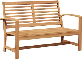 vidaXL Σετ Καναπέ Κήπου 5 pcs Φυσικό Στερεό Ξύλο Τίκ