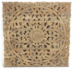 Artekko Uyirsaod Πάνελ Ξύλινο Σκαλιστό (80x3x80)cm - 995-0436N - 995-0436N