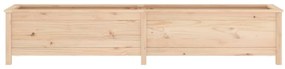 vidaXL Ζαρντινιέρα Υπερυψωμένη 119,5x40x39 εκ. από Μασίφ Ξύλο Πεύκου