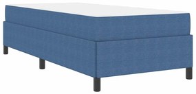 vidaXL Σκελετός Κρεβατιού Άλλο Μπλε 90 x 190 cm Βελούδο