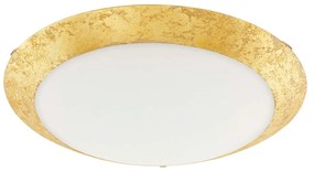 Φωτιστικό Οροφής - Πλαφονιέρα Led 98023 Gold Montenovo Eglo Metal, Glass