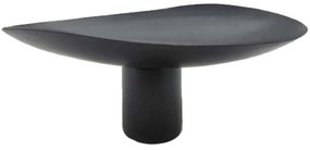 Διακοσμητικός Δίσκος Με Πόδι Dune 028999 46x25x18cm Black Αλουμίνιο