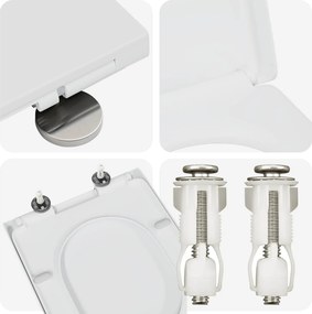 vidaXL Λεκάνη Λευκό 49 x 36 x 4 εκ Δυροπλάστ