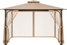 VEVOR Replacement Mesh Gazebo Netting Screen for 10x12x7 ft Patio, Net Only