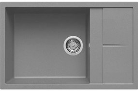 Elleci Unico 310 Ένθετος Νεροχύτης κουζίνας Titanium 73 78x50cm