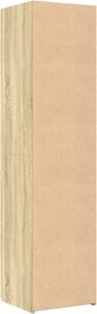 vidaXL Ντουλάπι Sonoma Δρυς 50x42,5x185 εκ. από Επεξεργασμένο Ξύλο