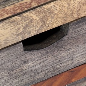 vidaXL Τραπεζάκι Σαλονιού Γκρι 100x50x30 εκ. από Μασίφ Ξύλο Ακακίας