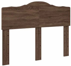 vidaXL Κεφαλάρι με κεφαλάρι Καφέ δρυς 135 cm Επεξεργασμένο ξύλο