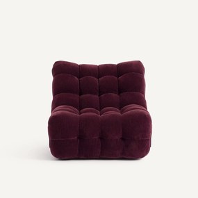 Καπιτονέ πολυθρόνα από βελούδινο chenille, Jud