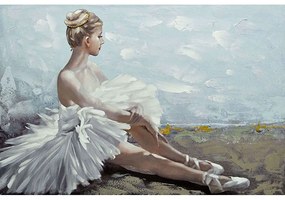 Πίνακας Καμβάς Μπαλαρίνα 15-00-21169 80x120x3cm Multi Marhome Οριζόντιοι Canvas