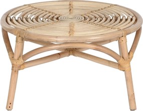 Βοηθητικό Τραπεζάκι Home ESPRIT Φυσικό 65 x 65 x 36 cm