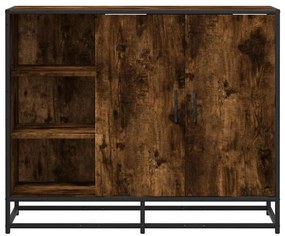 vidaXL Sideboard Καπνιστή δρυς 92x35x76 cm Κατασκευασμένο ξύλο