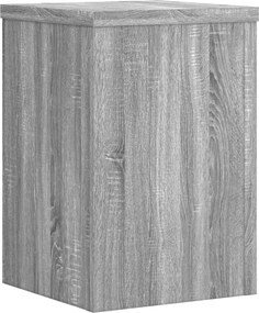 vidaXL Βάσεις Φυτών 2 Τεμ. Γκρι Sonoma 25x25x35 εκ. Επεξεργασμένο Ξύλο