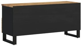 vidaXL Έπιπλο Τηλεόρασης 100x33x46 εκ. Μασίφ Ξύλο Μάνγκο &amp; Επεξ. Ξύλο