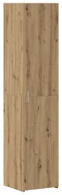 vidaXL Υψηλός μπουφές Artisan Oak 40x42.5x185 cm Επεξεργασμένο ξύλο