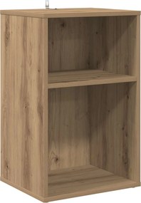 vidaXL Ντουλάπι δίσκων βινυλίου Artisan Δρυς 38 x 33 x 61 εκ