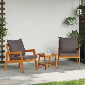 vidaXL Σετ μπιστρό Καφέ 45 x 45 x 38 εκ. Μασίφ ξύλο ακακίας