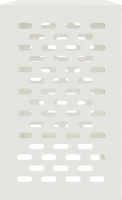 vidaXL Κάλυμμα κλιματιστικού Λευκό 110 x 50 x 80 cm