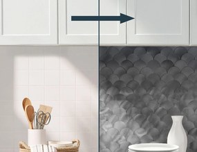 Αυτοκόλλητα πλακάκια Douceur d'intérieur - 25x25cm - 4τμχ - Γκρι