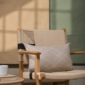 Μαξιλάρι Διακοσμητικό (Με Γέμιση) Treviso 02 Beige Teoran 30X50 Βαμβάκι-Πολυέστερ