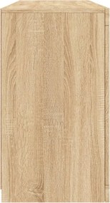 vidaXL Ντουλάπι με LED Sonoma Δρυς 142,5x37x67 εκ.