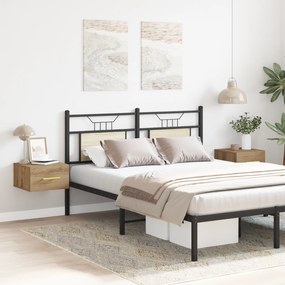 vidaXL Κομοδίνα 2 τεμ Τοίχου Μοντέρνος Δρυς 35x35x20 εκ