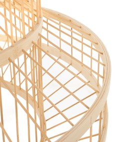 Artekko Bamboo Φωτιστικό Οροφής Μονόφωτο (Ε27) Φυσική Απόχρωση (70x70x55)cm