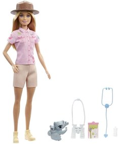 Κούκλα Barbie Ζωολόγος GXV86 Pink Mattel