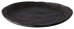 Πιάτο Oyster QR17041 D21cm Black Q Raw Κεραμικό