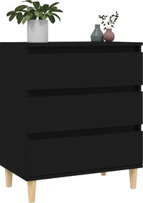 vidaXL Ντουλάπι Μαύρο 60x35x70 εκ. από Επεξεργασμένο Ξύλο