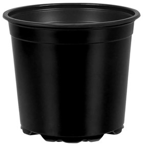 vidaXL Γλάστρα Λουλουδιών 100 pcs Μαύρο Ø 15 x 12.5 εκ. Πλαστικό