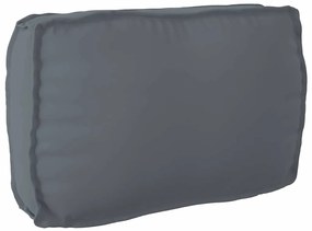 vidaXL Μαξιλάρα Παλέτας για Πλάτη Ανθρακί 70x40x12 cm, ύφασμα οξφόρδης.