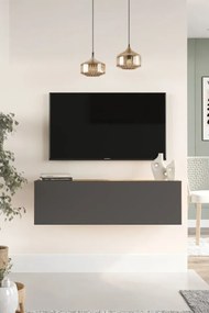 Stewehome Έπιπλο τηλεόρασης με ντουλάπι από πεύκο 100x32x29 cm