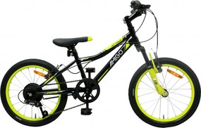 Attack 20 Inch 28 cm Boys 6SP Rim Brakes Black/Yellow