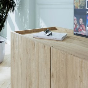 ΕΠΙΠΛΟ ΤΗΛΕΟΡΑΣΗΣ LUNA MEGAPAP ΧΡΩΜΑ FLORIDA OAK 180X41X62ΕΚ.